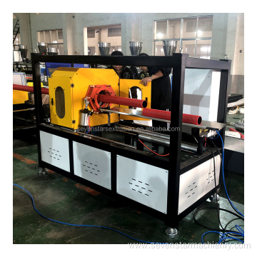 High speed wall plastic corrugated pipe making machine